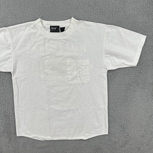 Vtg Impact Medium White Pocket T Shirt 1994 Looney Tunes Wilderness Guide Gear - Picture 3 of 18