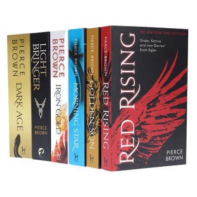 The Red Rising Serie von Pierce Brown 6 Bücher Sammlung Set - Belletristik - Taschenbuch