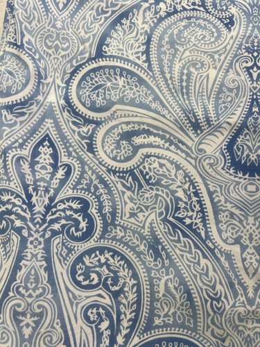 J. McLAUGHLIN Blue & White Paisley Light Weight Jeans Size 10 X 31.5 Inseam - Picture 4 of 11