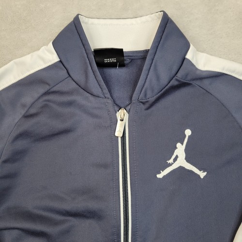 Jordan Sweatshirt Boys Small Full Zip Up Jacket Sweater Jumpman Youth Kids 8-10 - Picture 2 of 6
