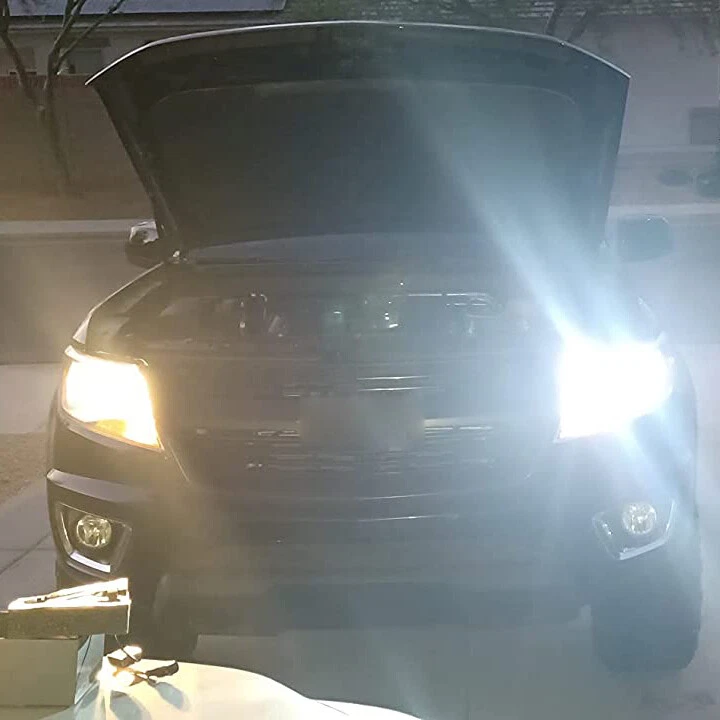 Kit de faros LED 9005 6500K 360000LM blancos para Mazda 3 2007 2012 Foto 2 de 4