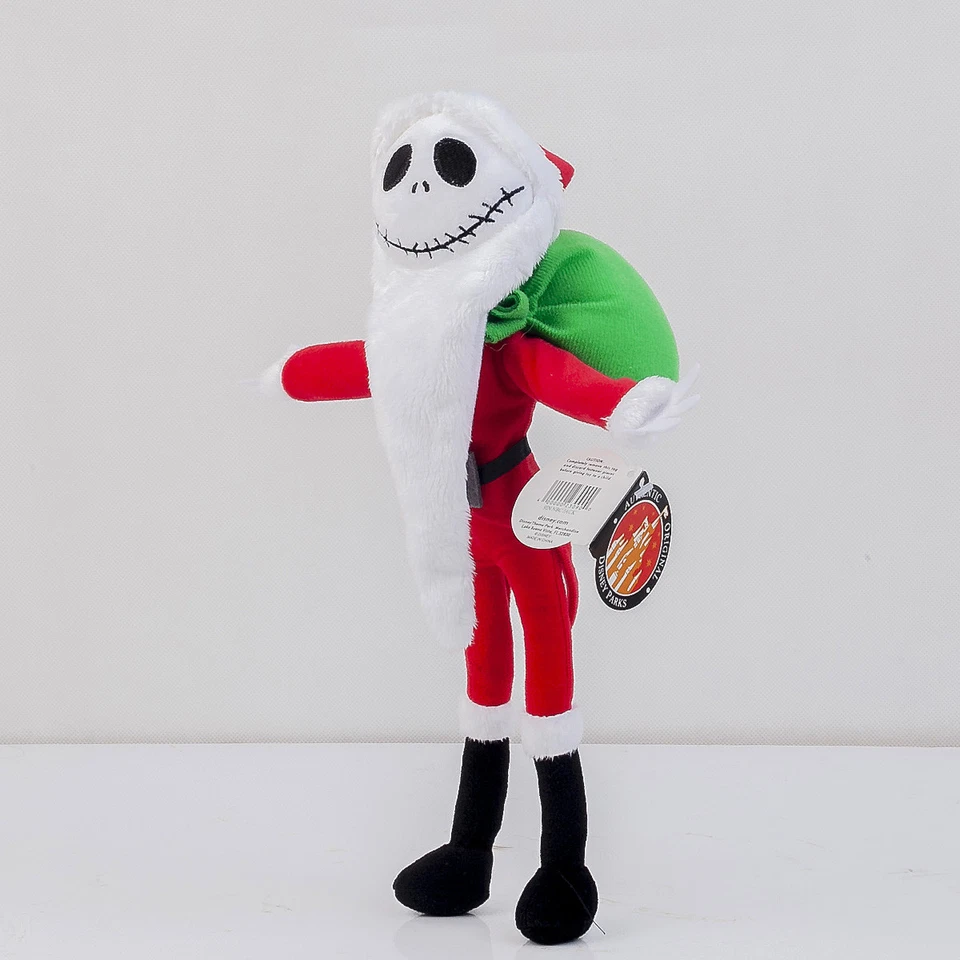 Muñeca de peluche Pesadilla antes de Navidad Santa Jack Skellington 2 piezas juguete cero Foto 3 de 4