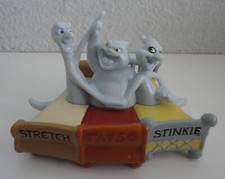 Vintage Casper the Friendly Ghost Stretch Fatso Stinkie Bed PVC Figure Toy 1995