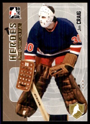 2005-06 In The Game Heroes and Prospects Jim Craig USA #186