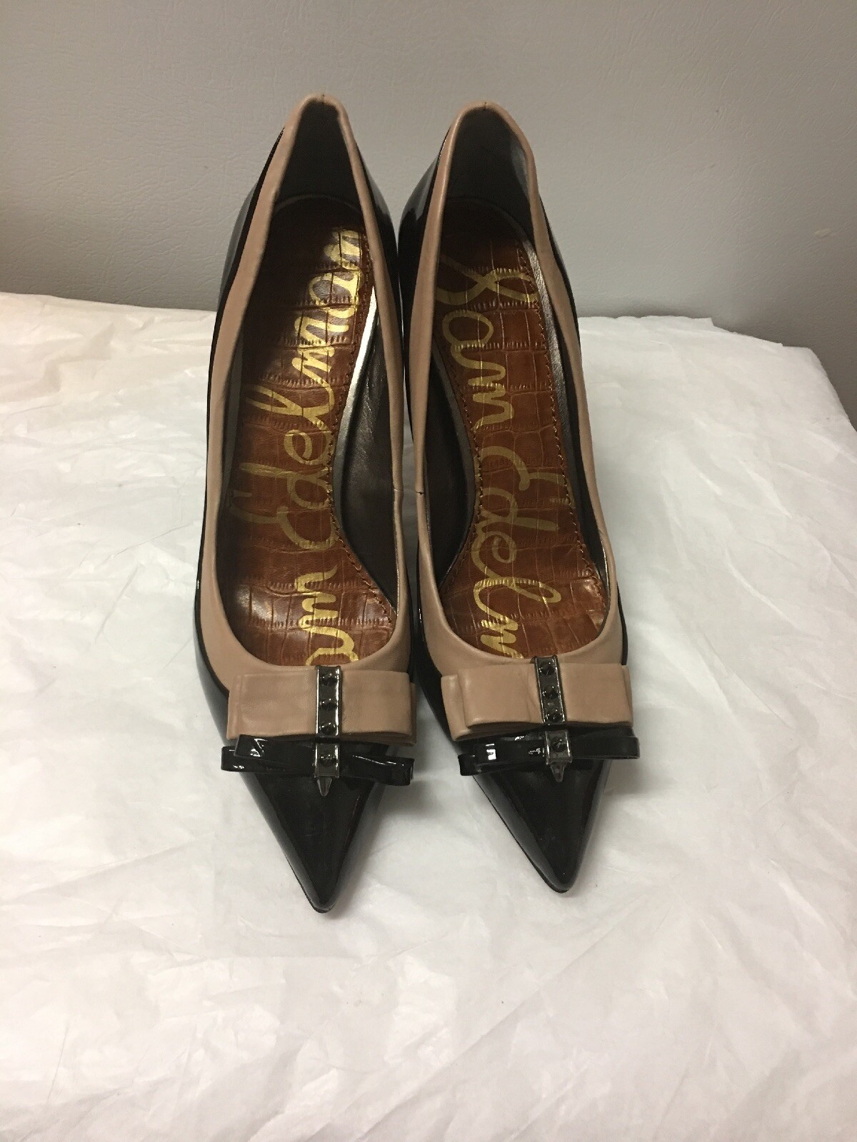 Sam Edelman Womens Black And Nude Nude Nude Patent Pumps Size 8 a19de0 Sam Edelman Womens Black And Nude Nude Nude Patent Pumps Size 8 a19de0