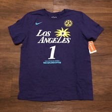 NEW Nike Los Angeles Sparks T-shirt Purple Men’s Size L Cambage