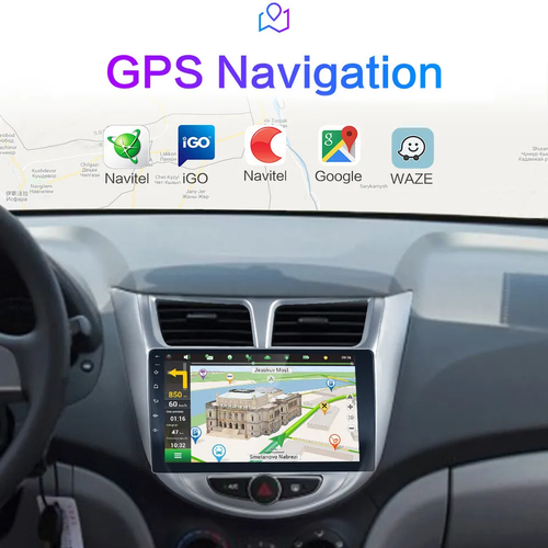 For Hyundai Accent Verna Solaris 9" SWC GPS Nav 32G CarPlay Car Radio Android 13 - Picture 12 of 16