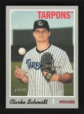 Clarke Schmidt  2019 Topps Heritage Minor League   Tampa Tarpons #163
