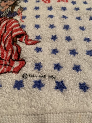 Kanone 1976 Handtuch mit Emblemen zur Feier des zweihundertjährigen Amerikas exzellenter Zustand - Bild 3 von 10