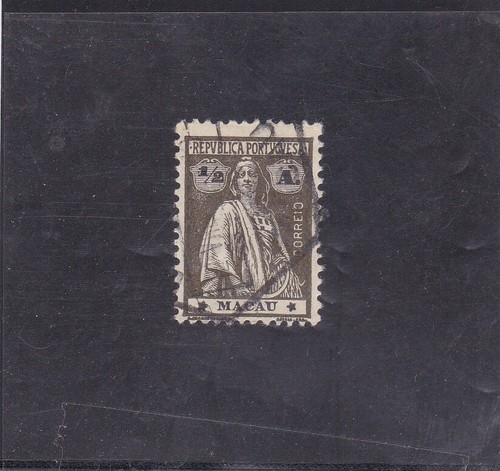 MACAU CERES 1/2 a. Perf. 12x11,5 Type III-IV (1913)