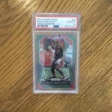 2019 Prizm Green Shimmer  Baker Mayfield  2/2 PSA 10