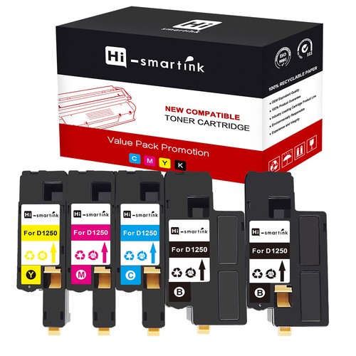 Multi-pack 1250 Toner Cartridge Lot for Dell Laser C1765nfw C1765nf 1355cn - Bild 7 von 10