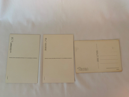 Set of 3 Postcards Paintings by Goya & Velazquez Prado Museum Spain Unposted - Foto 2 di 2