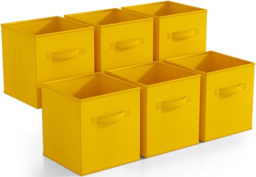 Sorbus Foldable Storage Cube Basket Bin - 6 Pk - Picture 20 of 34