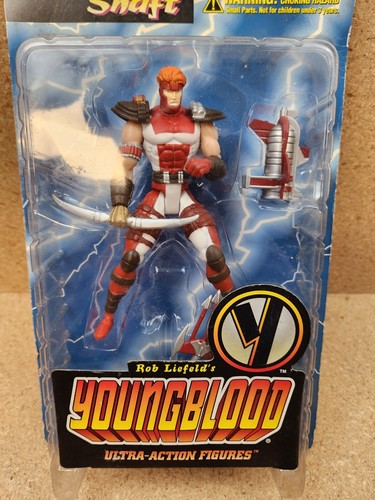 McFarlane Toys Youngblood SHAFT Ultra Action Figure 1995 Rob Liefeld's Series 1 - Picture 4 of 6