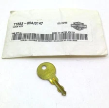 NOS Genuine Harley-Davidson Key 1984-1993 71583-85A Key Code 0147