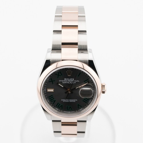 ROLEX Datejust 36 126201 Slate Roman Oyster Warranty 2021 Box/Paper - Picture 12 of 24