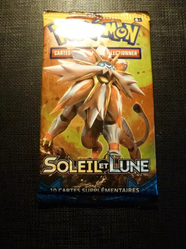 Booster Pokémon Soleil et Lune, set de base, neuf, non-pesé, scellé, France