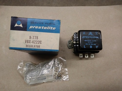 Prestolite 12V Voltage Regulator, 8-778 (VBX-4222C), genuine NOS! - Picture 1 of 2