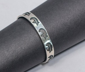 Hopi Terry Wadsworth overlay ring 18号 Hopi Terry Wadsworth overlay ring 18号