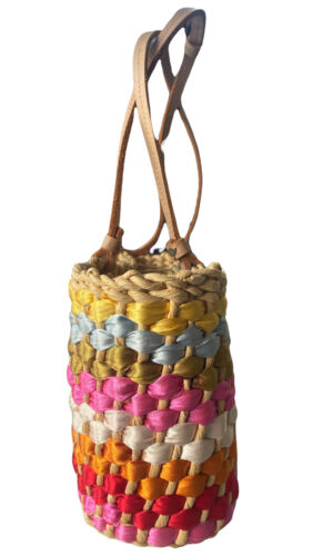 Serpui Marie Bag purse woven basket handbag - Picture 2 of 8