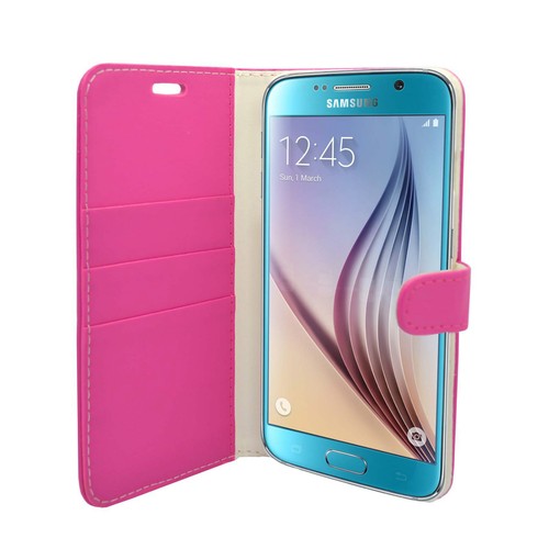 Funda Cartera Para Samsung Galaxy S6 Con Flip De Cuero PU Y Ranura Para Tarjeta - Imagen 14 de 15