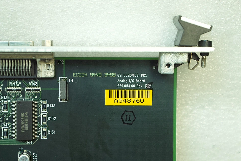 PLACA DE E/S ANALÓGICA GSI LUMONICS, INC. 229.054.00 ENVÍO GRATUITO Foto 2 de 4