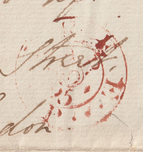1795 FREE/P RED CDS & 2/LINE CURVED BASINGSTOKE WRAPPER HANTS JOHN NESBITT MP - Picture 3 of 3