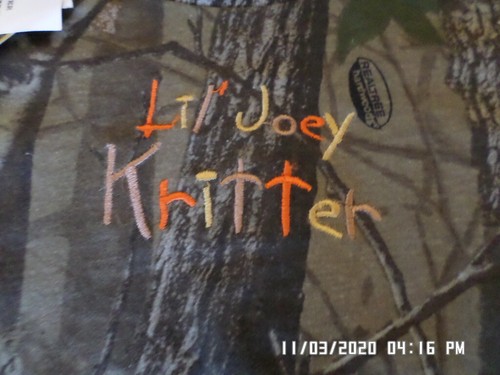 Camo T-Shirt "Lil' Joey Kritter" Small 3-6 New w/ Tags Real Tree Hardwood Green - Picture 2 of 2