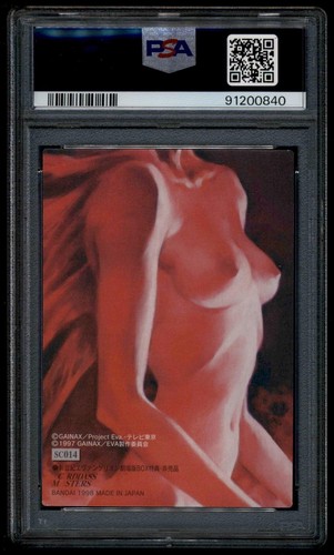 Evangelion Carddass LD 1998 SC014 All Characters Promo Japanese PSA 9 91200840 - Picture 2 of 2