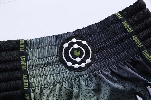 Fluory Rebellion Muay Thai Shorts Green - Picture 4 of 6