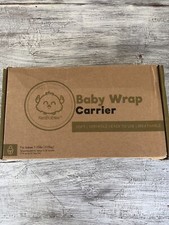 Keababies Baby Wrap Carrier Trendy Black 7-35 lbs/0-36 mos SHIPS FROM THE US