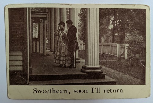 Sweetheart Soon I'll Return Posted 1918 SHIOCTON WI 222 mi to Medford WI - Picture 7 of 7