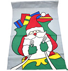 New ListingColorful Christmas Santa with Gifts Banner Yard Garden Double Sided Flag 28 x 40