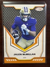 2024 SAGE Black #140 Jalen McMillan U Of Washington TB Buccaneers