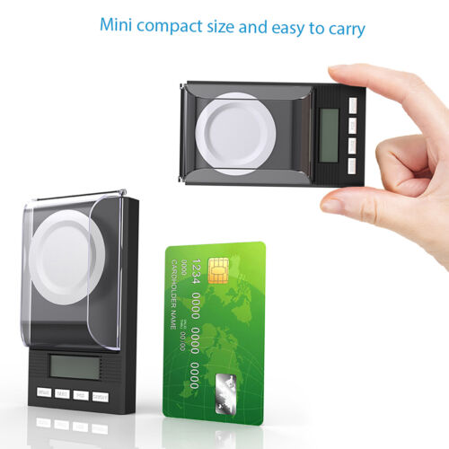 50g/0.001g High Precision Mini Pocket Digital Jewellery Milligram Scale R0J2 - Picture 8 of 12