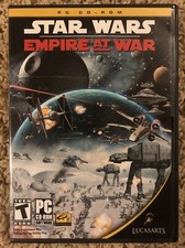 Star Wars: Empire at War (PC, 2006) Lucas Arts 2 Disc (100% Complete) Vintage!