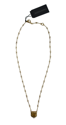 🆕️JUDITH RIPKA CANARY CZ 14Kt Gold Clad over Sterling Silver Pendant Necklace - Picture 3 of 13