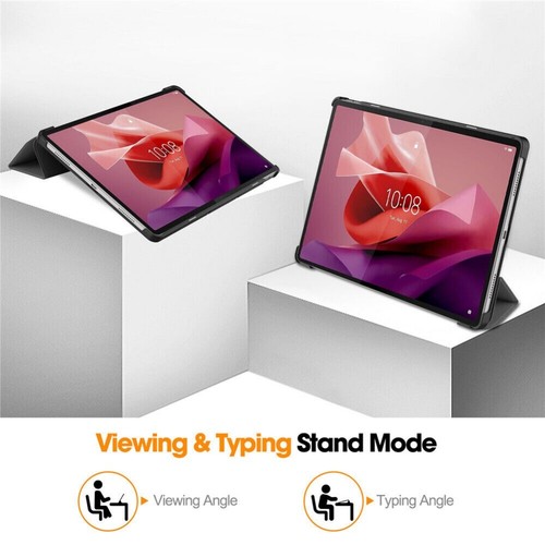 Smart Leather Stand Case Cover For Lenovo Tab P12 TB370FU TB371FC 12.7" Tablet - Picture 45 of 73