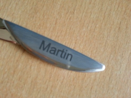 Brieföffner Metall mit Gravur   ( Angebotspreis!! ) - Picture 3 of 3