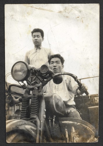 Original WW2 Japan Photo Old Motor Soldiers IJA China Japanese Army WWII - Picture 1 of 2