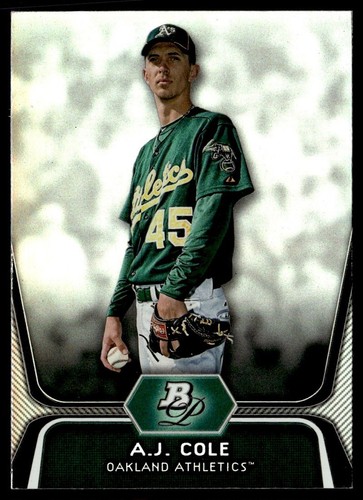 2011 Bowman Platinum Prospects A.J. Cole Rookie #BPP52
