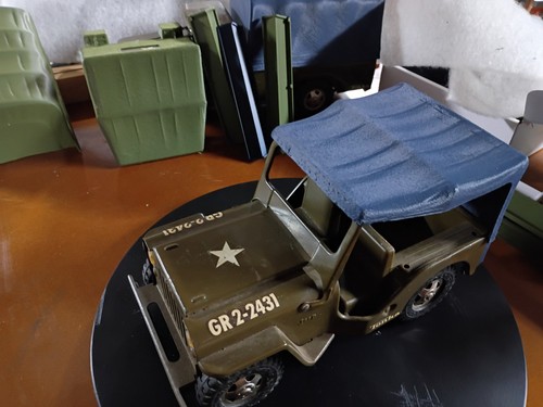 RARE Tonka USAF Jeep Hardtop and Back Seat Set (2pcs)-USAF - Picture 10 of 15