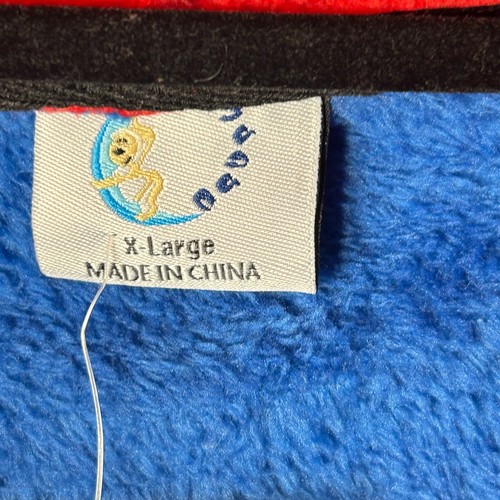 Spiderman Robe Boys XL Blue Red Long Sleeve Hooded Marvel Robe Cosusket NEW - Picture 4 of 9