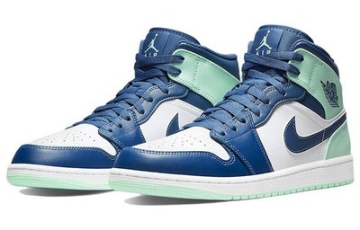 Size 13 - Jordan 1 Mid Blue Mint 2022 for sale online | eBay