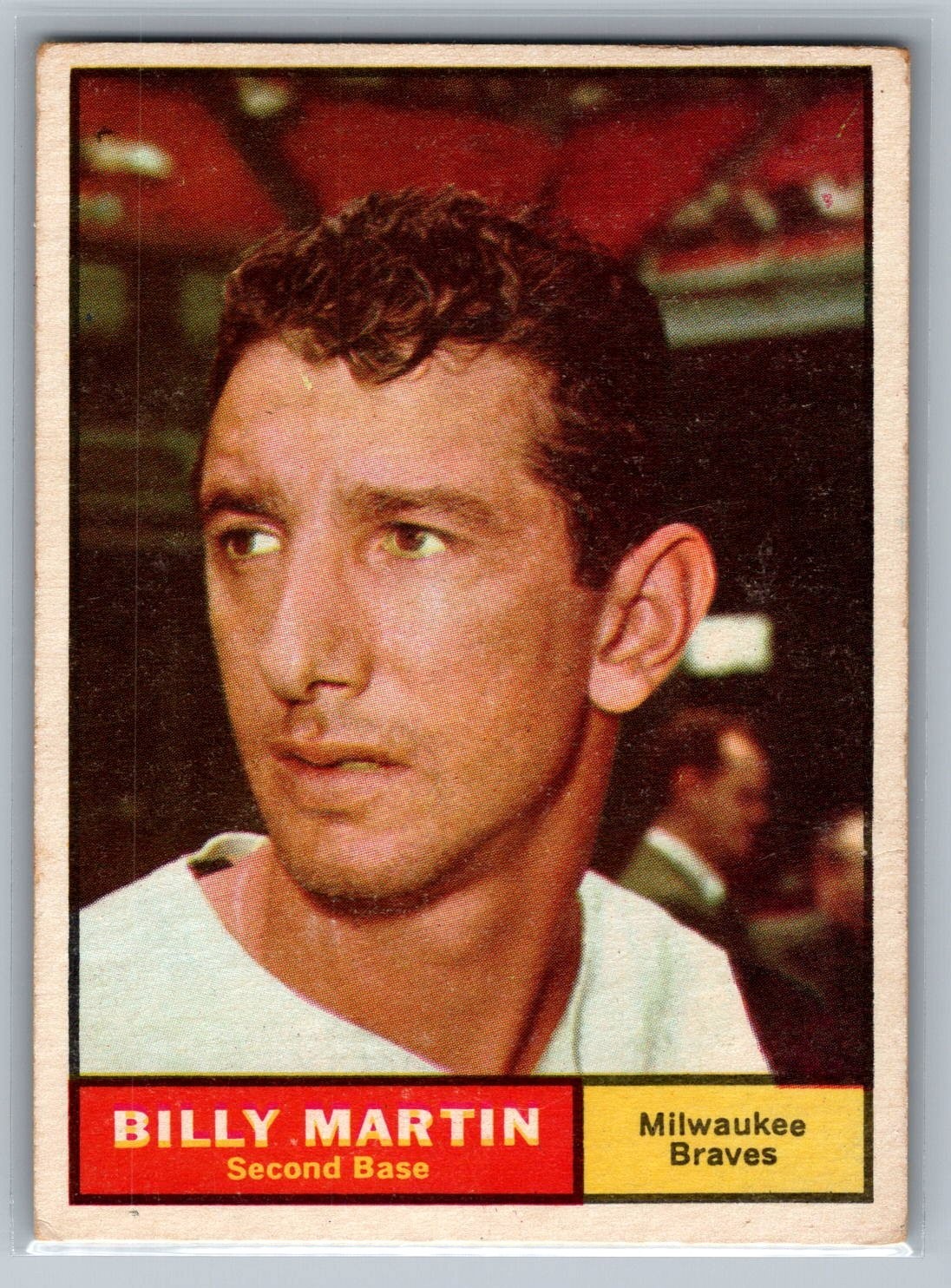 1961 Topps - Billy Martin #89 - VG-EX *TEXCARDS*