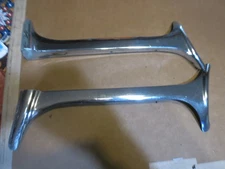 Jaguar XKE E-Type S2 S3 2+2 LH & RH Chrome Windscreen Side Finishers