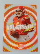 Xavier Worthy RC 174/199 2024 Panini Illusions Mystique Red Kansas City Chiefs