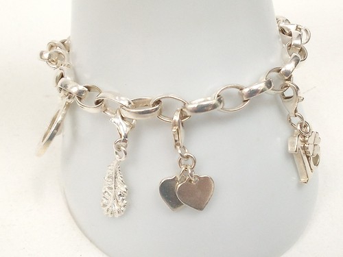 Thomas Sabo 925 Sterling Silver Bracelet With X7 Beautiful Charms 19cm 27.43g - Picture 3 of 11
