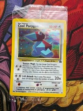 Pokemon TCG Cool Porygon - WoTC #15 Official Promo Card SWIRL Holo Foil SEALED